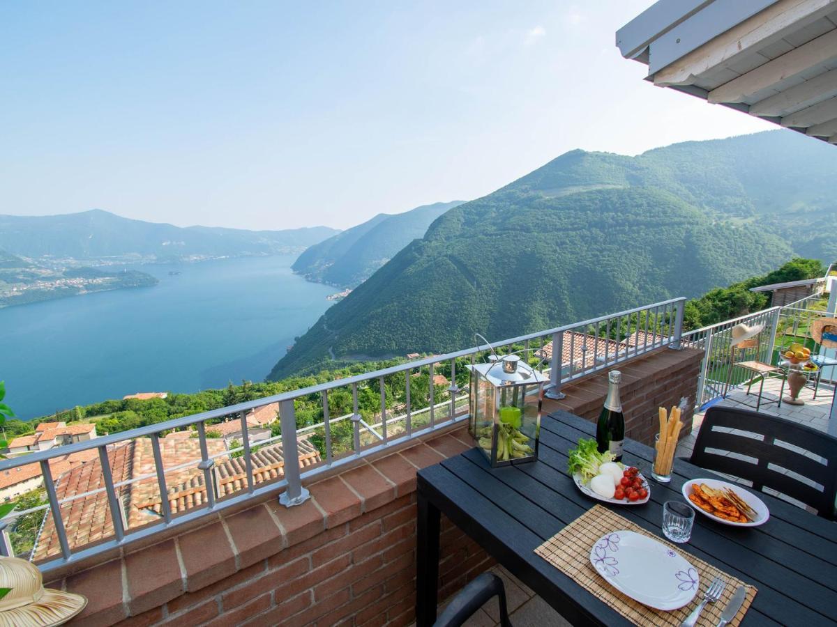 Van Gogh - Beautiful Lake Iseo View And Swimming Pool Parzanica Exterior photo