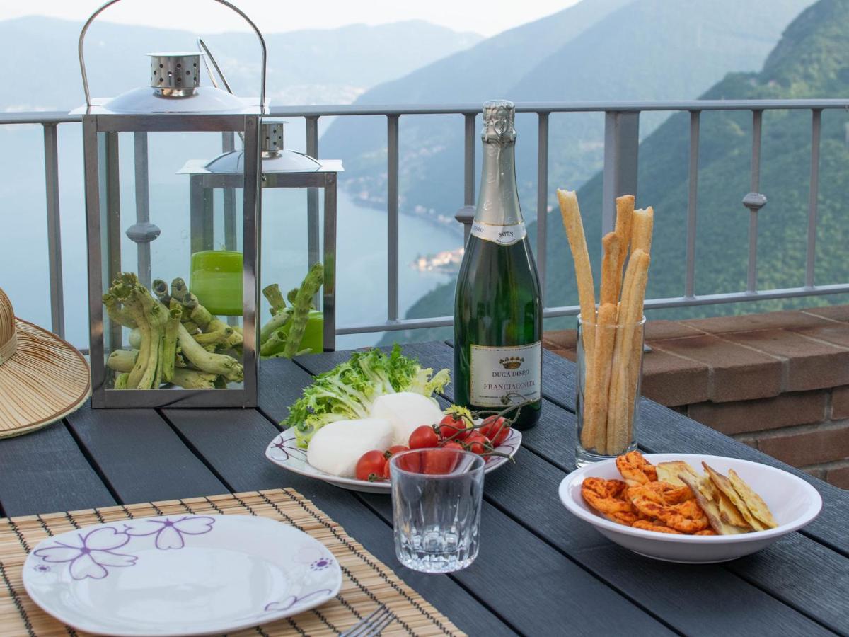 Van Gogh - Beautiful Lake Iseo View And Swimming Pool Parzanica Exterior photo